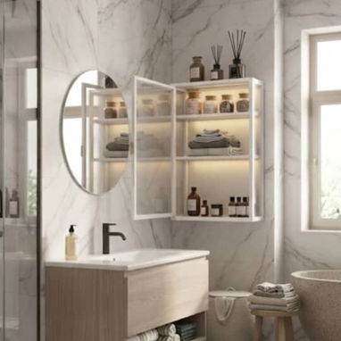 🤩Estante Aéreo de 3 niveles / organizador para baño / organizador multifuncional de pared - 2/2