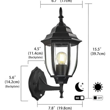 Juego de faroles modernos para interior o exterior de muy buena calidad 54321470 70 USD - Img 96367468