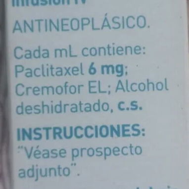 Tengo paclitaxel (toxol) sin filtro - Img 123679765