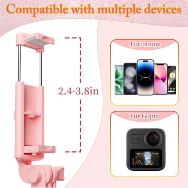 * Palo Selfie Multifuncional Rosa 37" - Img 121471010