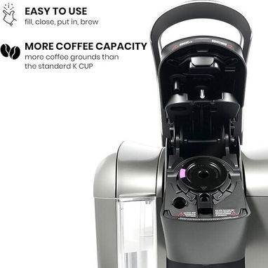 Reusable K-Cup para Keurig – Pack de 4 Filtros Recargables P0895-AV001 - 3/4