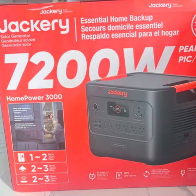 🔰Estaciones Jackery Home Power 3000 🔰 ⚡️7200w⚡️  🔰Aceptamos pagos en efectivo usd, euro efectivo y zelle 🔰 - 2/2