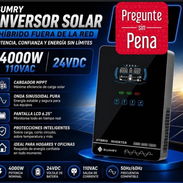Inversore híbrido marca SUMRY de 4000 watt 24 vol. Precio único 440 dólares - Img 56279427