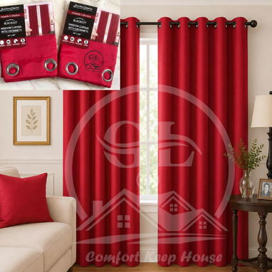 👑Cortinas Tapa Sol Blackout 📌El Juego de 2 paños (UH) - 2/10