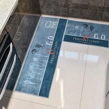 🏠 Juego de Alfombras de Cocina – Limpieza, Seguridad y Estilo - 3/4