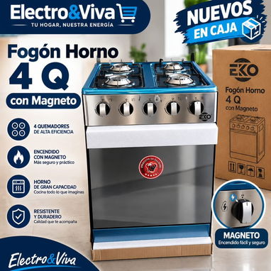 ‼️🚨Fogónes de gas de 4 quemadores con horno🚨‼️ - 2/2