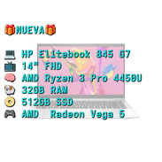 X LAPTOP 🎁NUEVA🎁📦CAJA, HP Elitebook 845, 14" FHD IPS, AMD Ryzen 3 Pro 4450U, 32GB RAM, Radeon Vega 5, 512GB SSD - Img 55339013