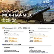 PASAJES POR AEROLÍNEA MAGNICHARTER DESTINO CIUDAD DE MEXICO, CANCÚN Y MERIDA - Img 45754594