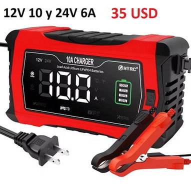 R18 Vendo cargadores inteligentes de 12V 6A, 10A y 24V 6A para baterias de llitio lipo4, gel y ácido - Img 122830899