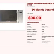 HORNO MICROONDAS MILEXUS 20L GRIS VPT#-0147 - Img 55220272