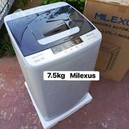 Lavadora Automática Milexus de 7.5 kg  Entrada solo de agua fría NO es Inverter Color gris!! - Img 55060935