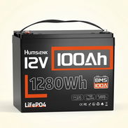 Batería de Litio LiFePO4 Humsienk 12V 100Ah 1280Wh $249.99 USD La Habana - Img 57467991