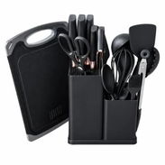 Set de utensilios de cocina con cuchillo y organizador - Img 58431182
