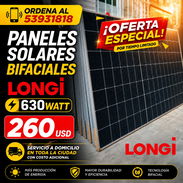 PANELES SOLARES BIFACIALES LONGI . 🚚 SERVICIO A DOMICILIO EN TODA LA CUID - Img 57053217