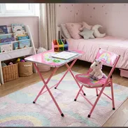 Set de mesa y silla para niños plegables - Img 56157607