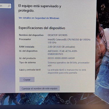 Lenovo con rendimiento ideal para algunos juegos y trabajos de programación informática. - Img 124620119