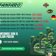 Fanfaro 20W50 de 5 litros en 20 USD - Aceite alemán - Img 52472933