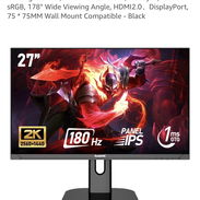 Monitor Gamer 27 pulgadas 2K 180HZ 1ms - Img 57821011