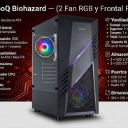 Vendo Chasis Gaming Tooq Biohazard (Incluye 2 Fanes RGB y Frontal RGB) - Img 53384651
