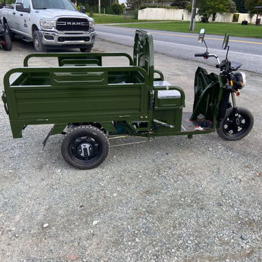 Electric Dump Trike, Tricycle - 60 volts, manual dump, 2 speed - New Machine - 4/4