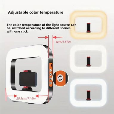 Kit de Luz LED con Estabilizador y Soporte para Smartphone | Creacion de Contenido | Nuevo |... | videojuegoshabana.com - Img 124197026