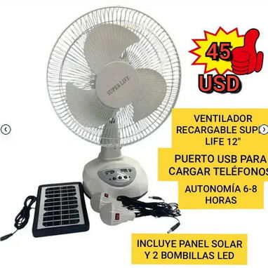 Ventilador recargable - Img 112525994