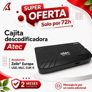 Cajita HD descodificadora marca Atec + Mando , pilas, cable HDMI, cable RCA - Img 56148930