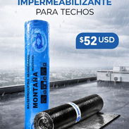 MEMBRANA IMPERMEABILIZANTE PARA TECHOS. 10m × 1m - Img 55468331