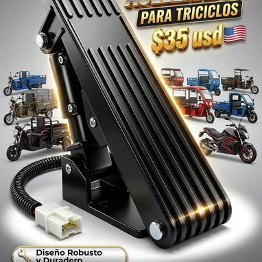 PEDAL ACELERADOR DE PIE PARA TRICICLOS Y OTROS VEHICULOS ELECTRICOS NUEVOS EN SU CAJA A ESTRENAR X USTED DISPONIBLES EN - Img 124139780