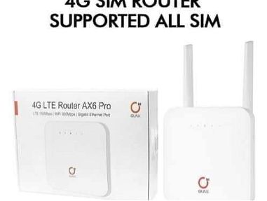 Router 4G LTE (lleva SIM).Tenga conexión WiFi en todo su hogar .funciona conectado a la corriente y también es portable - Img 67270302
