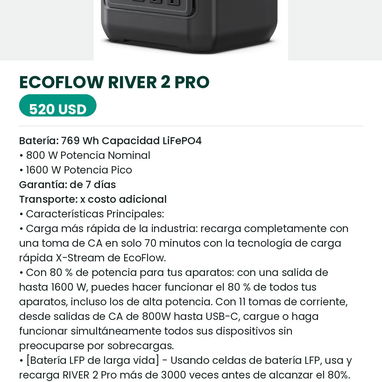 Batería y Estaciones de Energía - 6/10