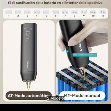 Mini Soldador de Puntos Portátil para Baterías y Electrónica - 6/10