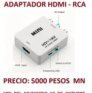 ✓✓ ADAPTADOR HDMI - RCA ✓✓ - Img 48806409