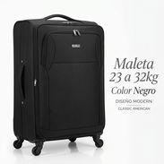 Maleta de Viaje Negra CLASSIC AMERICAN – 23 a 32 kg ✈️ - Img 58116359
