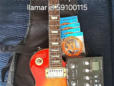 Vendo guitarra electrica + pedal + cuerdas - Img main-image-45842399