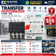 TRANSFER DE ENCENDIDO AUTOMÁTICO 4 VÍAS - 63A Nuevos - Img 55950355