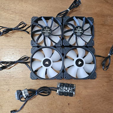 Set de 4 Fanes Corsair PWM de 120 mm iCUE SP120 RGB ELITE - Img 120433451