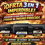 Oferta! Llevate cualquiera de los 3 modelos por un mismo precio !!! Impresoras Epson 3 modelos difrente !! Sellado en 📦 - Img 55762837