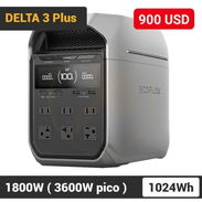 Ecoflow Delta 3 Plus (1024 Wh) 1800W - 3600W Pico - Img 56809805