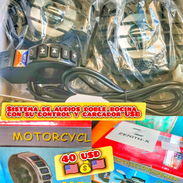 SISTEMAS DE AUDIOS DOBLE BOCINAS ESTEREOS PARA MOTOS Y BICIMOTOS 🔊🔉🔊.....💯👌💯disponibles en nuestros talleres‼️💯 - Img 54838846