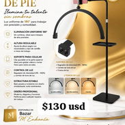 Lámpara Led Medialunas de Pie - Img 57152785