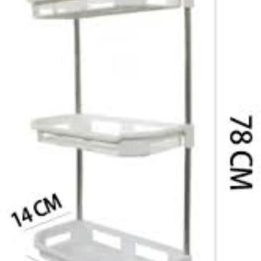 Organizador multifuncional de plástico con metal en blanco hueso - Img 123931146