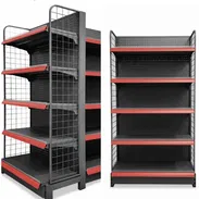 Estanterías | Góndolas con malla lateral (90x46x165) ⭐️Mensajería Incluida⭐️ - Img 54807205