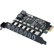 Expansión 7 Puertos USB – PCI Express 🚀 Transmisión Relámpago 🔌 7 Puertos Externos 💡 Potencia Estable /63142460 - Img 53881614