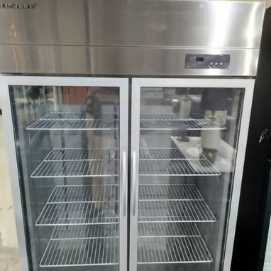 Nevera Exhibidora Comercial ICESHARE de Doble Puerta 25 pies cúbicos - 2/2