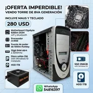 Vendo Torre de 8va generación micro i3 8100 + 32gb RAM ddr4 a 3200mhz + Maus y teclado (280usd) - Img 58156972