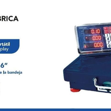 ‼️Pesas Digitales NUEVAS con BATERÍA en caja de excelente calidad - 4/6