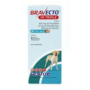 Bravecto 1M Triple de 20-40kg, tableta masticable para mascotas, ideal para perros grandes. - Img 55876049