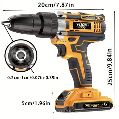 ⚒️ Taladro Atornillador inalámbrico. Herramientas perfectas, Hogar Feliz! 🛠️ - 2/5