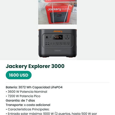 ENERGÍA PARA TU CASA O NEGOCIO, SIN APAGONES - 5/10